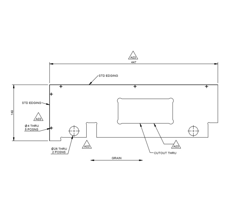 Read more about PX1 N/S Single Bed PDU Box Top Panel product image