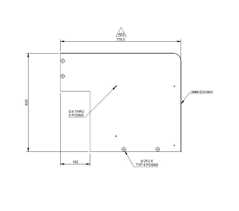 AE2 76-2T & 76-4T N/S Single Bed End