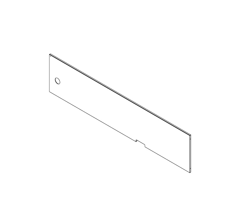 PX1 642 O/S Rear Fixed Bed Face Panel