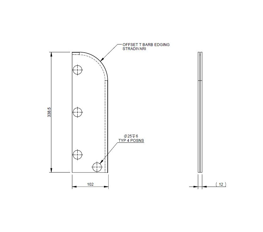 Read more about AH3 74-2 74-4 French Bed L/H Shelf product image