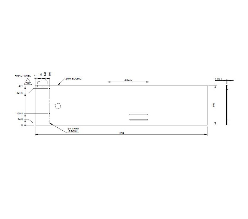 Read more about AG1 Estoril N/S Rear Bed Face product image