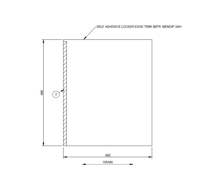 Read more about AG1 Island Bed R/H Angled Panel product image