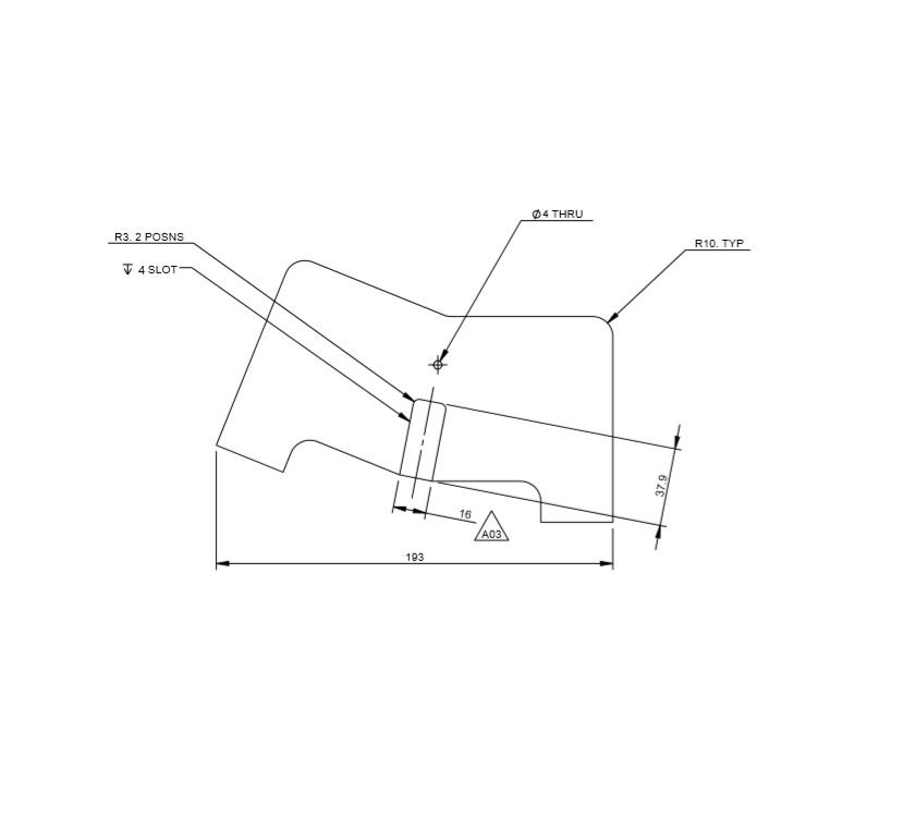 Read more about DY1 D4-4 Fixed Bed Frame Centre Angle Support product image