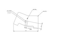 DY1 D4-4 Fixed Bed Frame Centre Angle Support