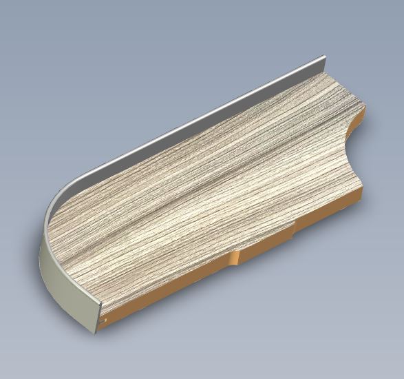 PSR TUR NS REAR LOCKER SMALL SHELF