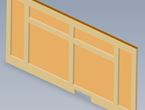 UN5 STD SLIDING ISLAND BED FRONT FACE PANEL