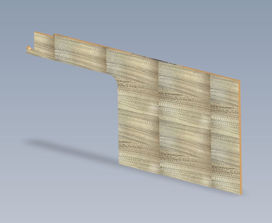 UN5 VIG / CAR ISLAND BED R/H or L/H PANEL