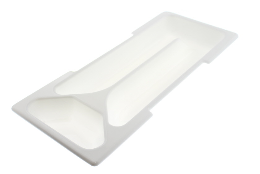 White Cutlery Tray for Pull Out Tower Baskets