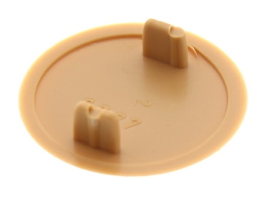 Pear 9mm KD Fitting Cap - 30mm diameter