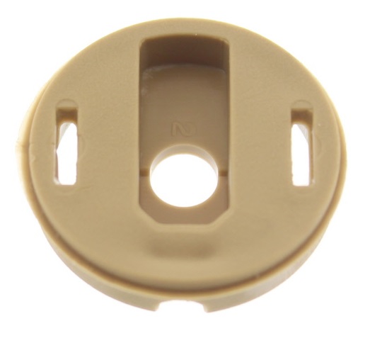 Beige 9mm KD Panel Fitting - 25mm diameter