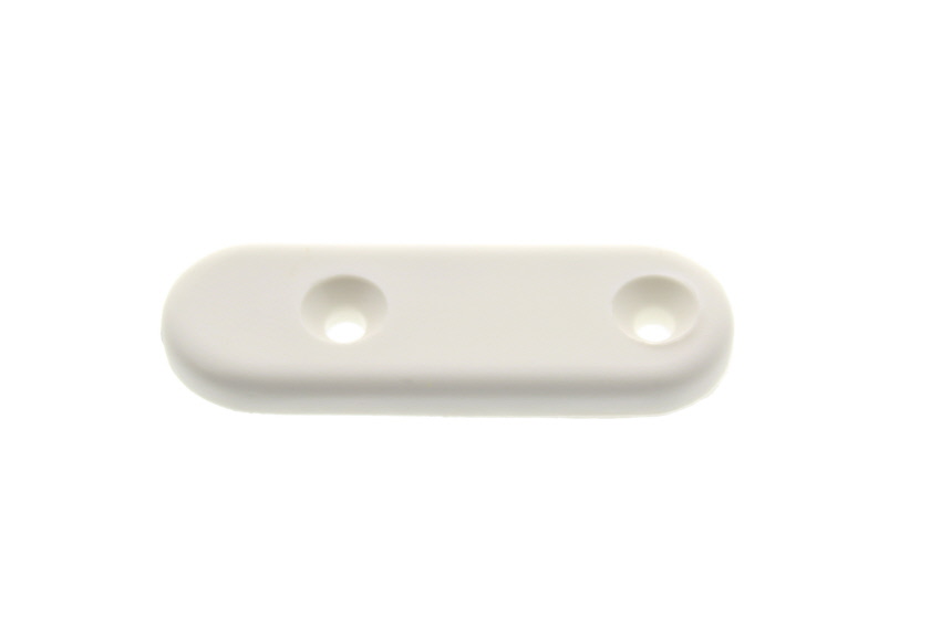 DLS White Turn Button Plate (Turnbuckle)