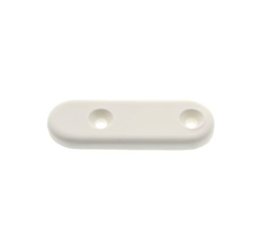 DLS White Turn Button Plate (Turnbuckle)