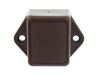 Read more about Espagnolet Mini Push Button Lock 28x35 mm Brown product image