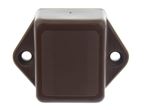 Espagnolet Brown Mini Push Button Lock 28x35mm