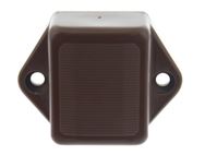 Espagnolet Mini Push Button Lock 28x35 mm Brown
