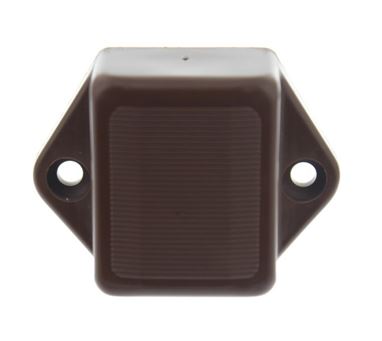 Espagnolet Brown Mini Push Button Lock 28x35mm