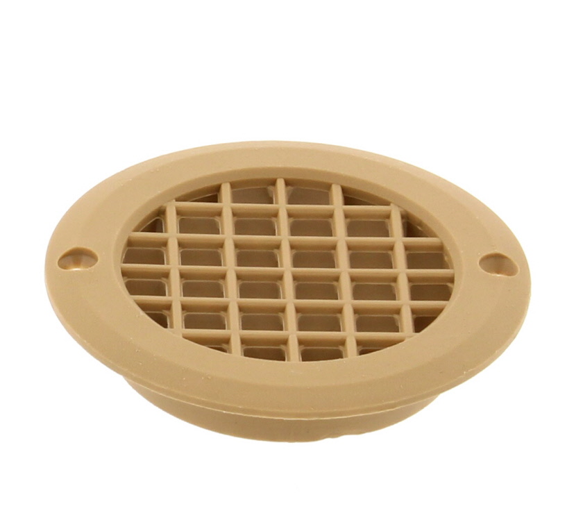 Beige 75mm Round Short Tail Vent  730sqmm
