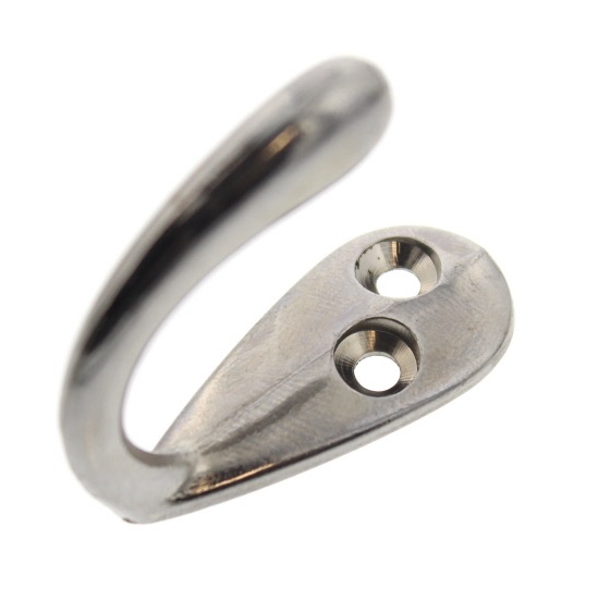 Chrome Victorian Robe Hook