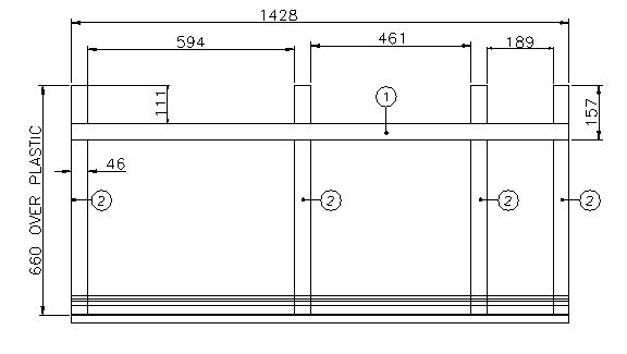 Read more about Orion 430/4 440/4 Front Bunk Top Frame N/S product image