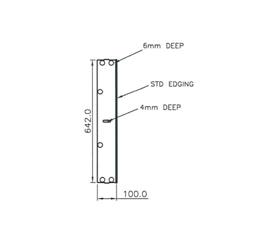 Read more about Pur 430/4 530/4 Bathroom Cupboard R/H Side Panel product image