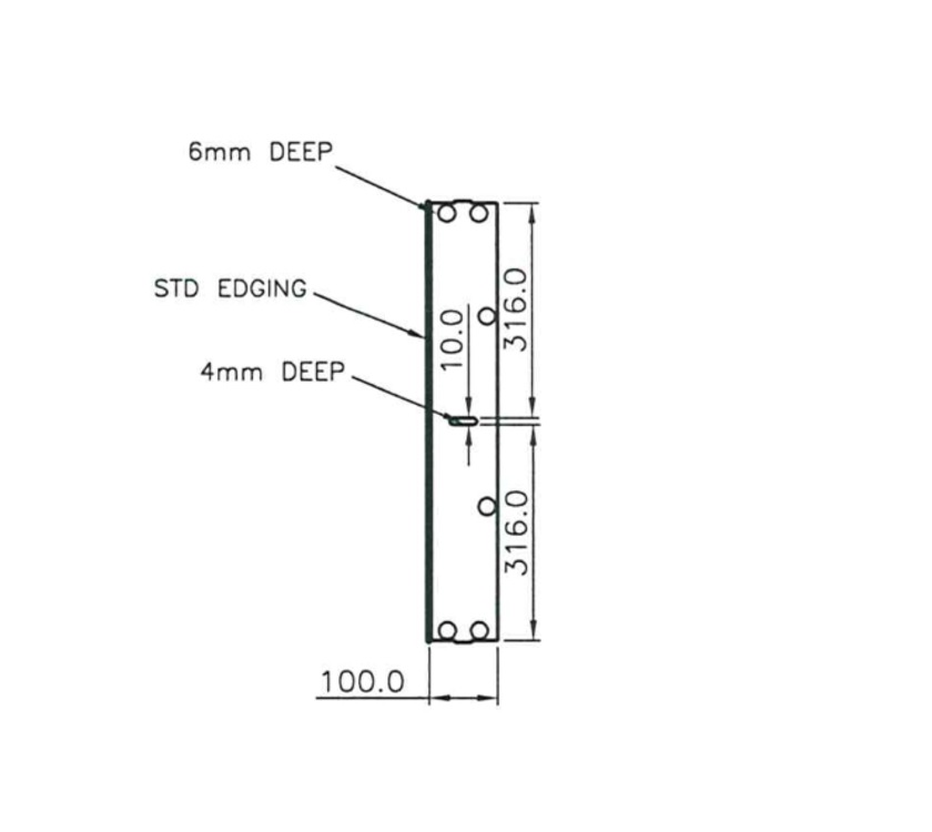 Read more about Pur 430/4 530/4 Bathroom Cupboard L/H Side Panel product image
