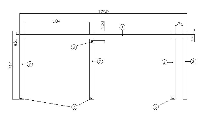 Read more about Unicorn II Cartagena Front Bunk Top Frame N/S product image