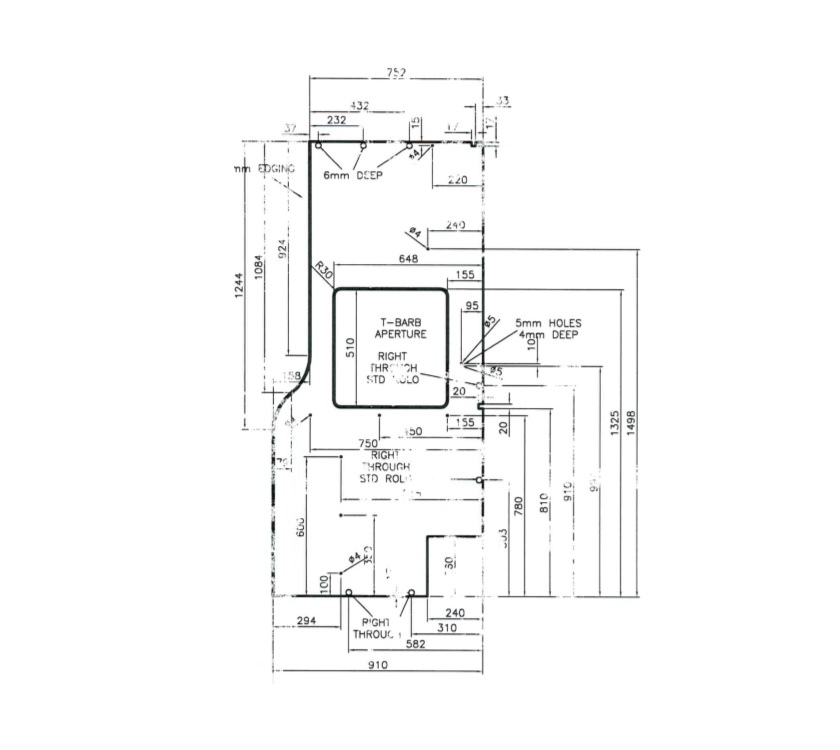 Pursuit 430/4 Sideboard Large L/H End
