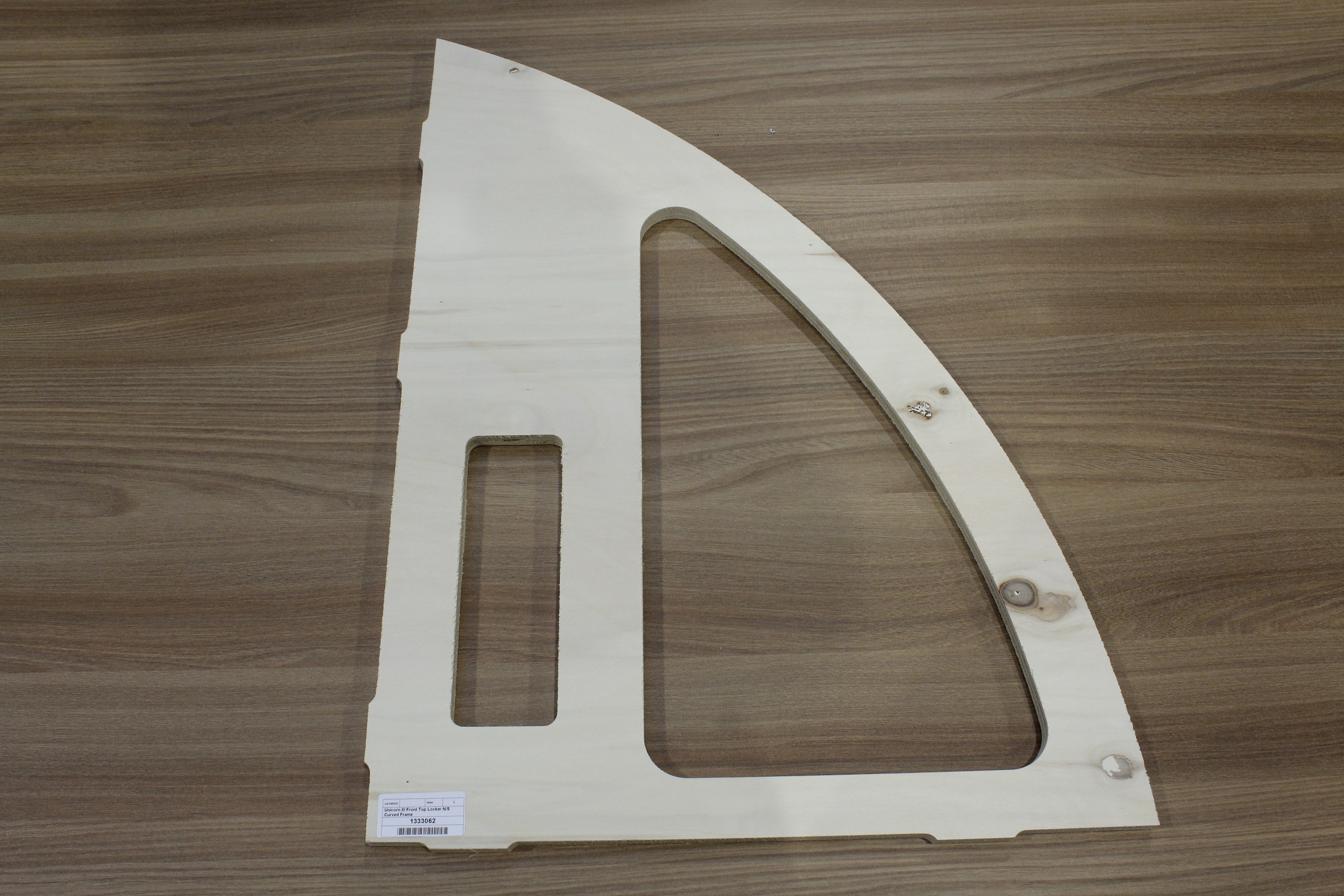 Unicorn III Front Top Locker N/S Curved Frame