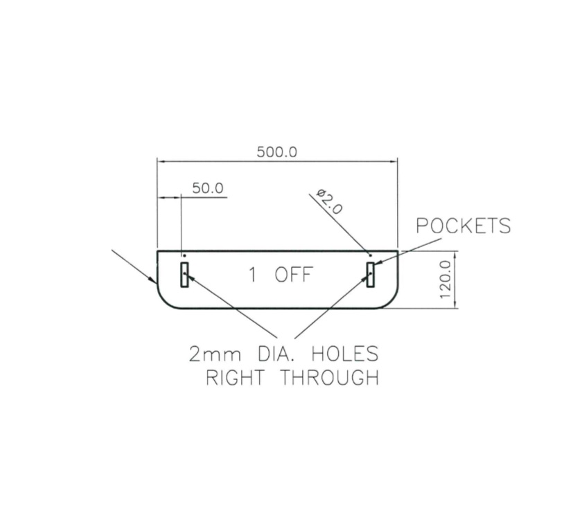 Read more about Pursuit 400/2 430/4 Bulk Head iPad Shelf Support product image
