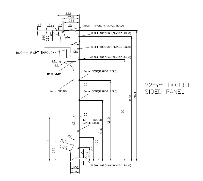 Unicorn III (Various) Full Height Bunk End N/S