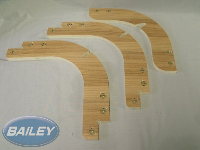 Pegasus GT65 Rimini Fixed Bed Curved Brackets