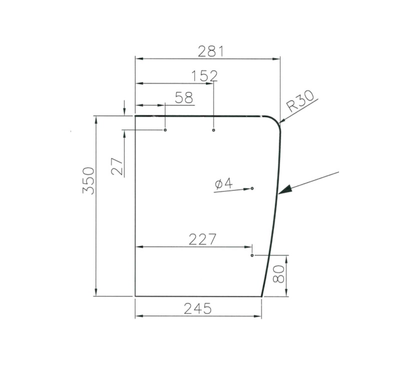 Read more about Pursuit 430/4 400/2 O/S Bunk End product image