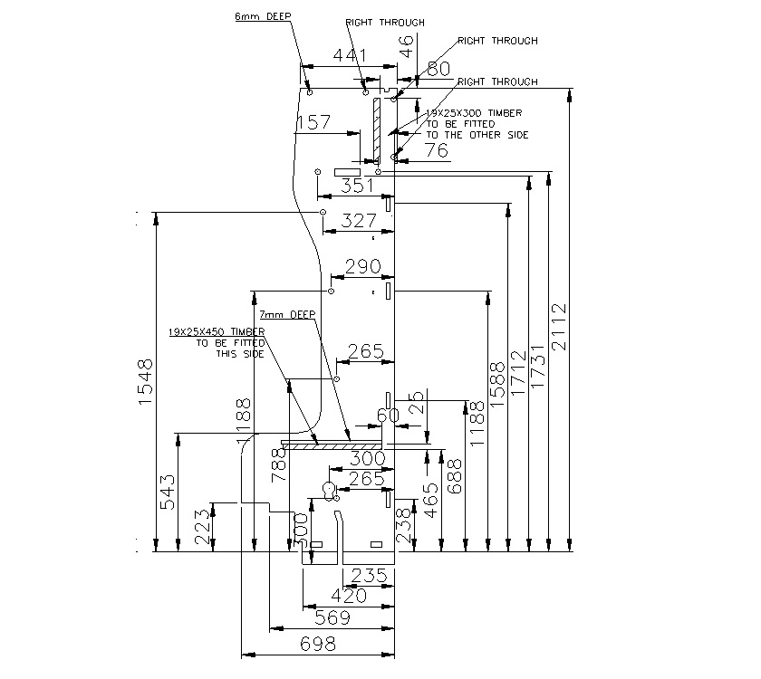 Approach Autograph 745 O/S Front Bulkhead