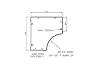 Uni III Val Fixed Bed Rear Locker Base 573x531mm
