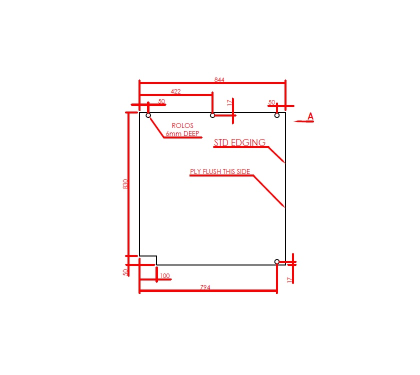 Unicorn III (Various) Gas Box L/H End Panel