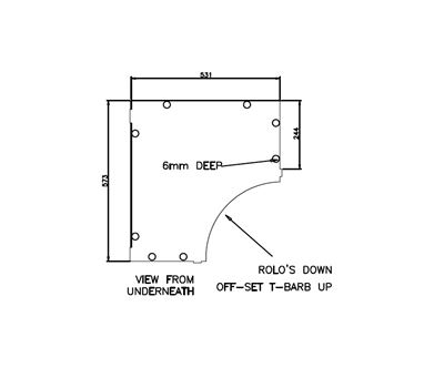 Unicorn III Bar Fixed Bed Rear Locker Corner Base