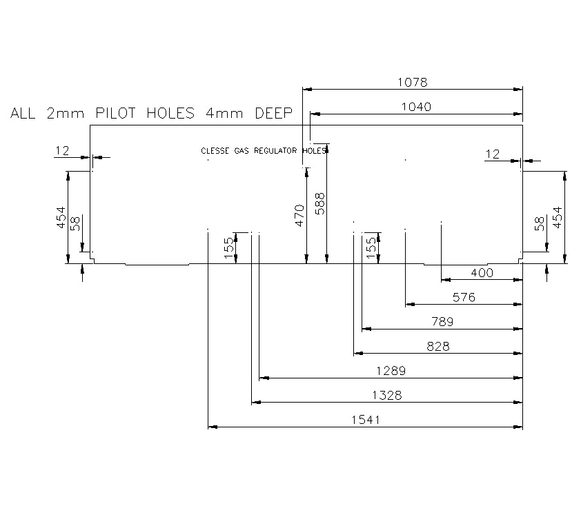 Pegasus II Front Lower Bulkhead