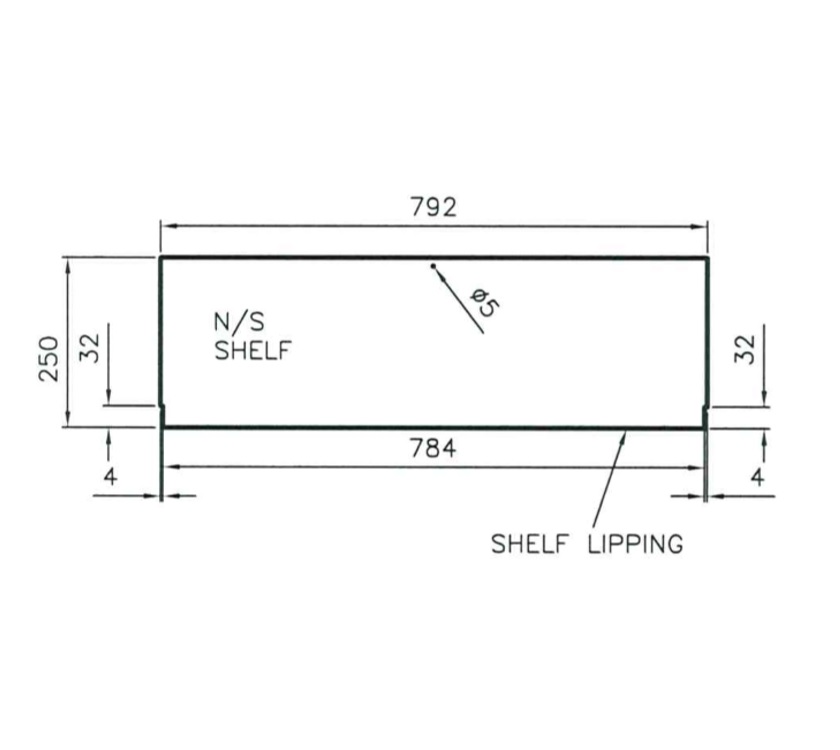 Read more about Pursuit 550/4 Rear N/S Locker Shelf product image