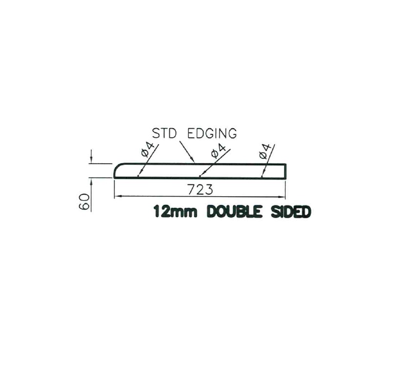 Read more about Uni III Cartagena Vigo Sliding Door Footer Upstand product image