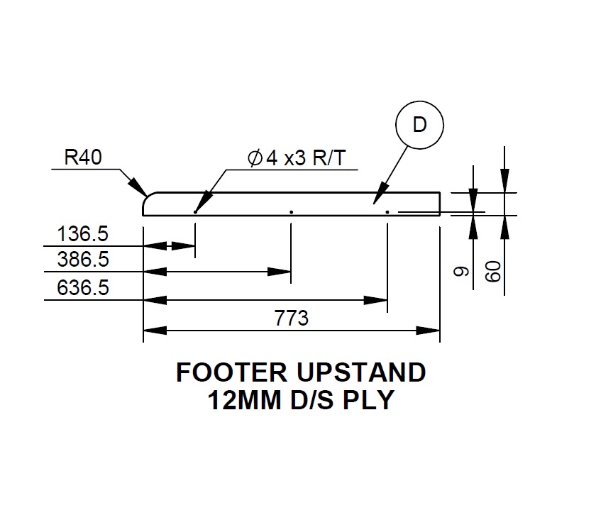 Read more about Pegasus IV Brindisi Sliding Door Footer Upstand product image
