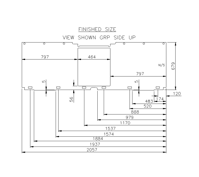 Pegasus GT65 Front Bulkhead Panel