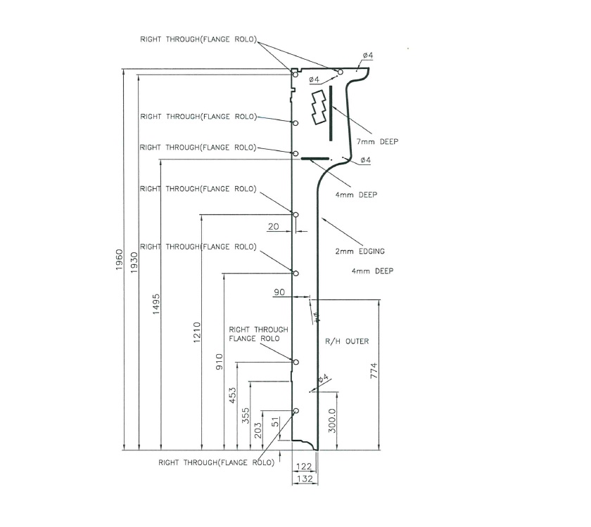 Uni III Barcelona Cordoba Sideboard R/H Swan Neck