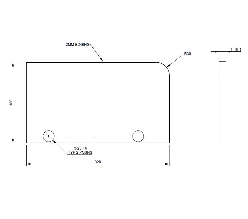 Read more about PX1 640 Bedroom Cupboard Worktop product image