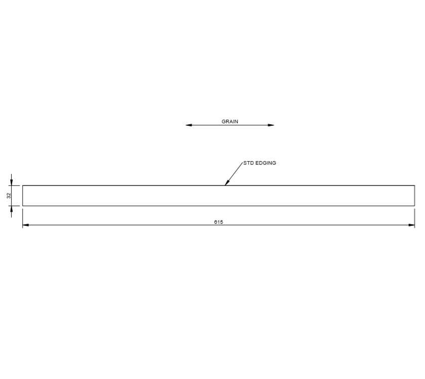 Read more about PX1 640 Bedroom Cupboard Vertical Face Panel product image