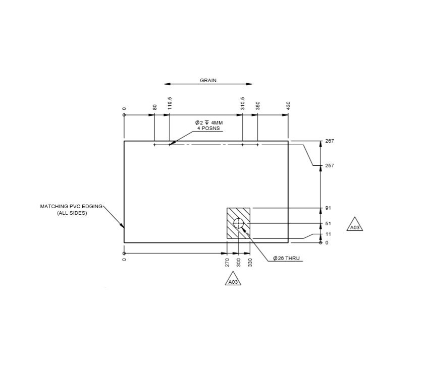 Read more about PX1 644 PS6 Brindisi Dressing Cupboard Door (A03) product image