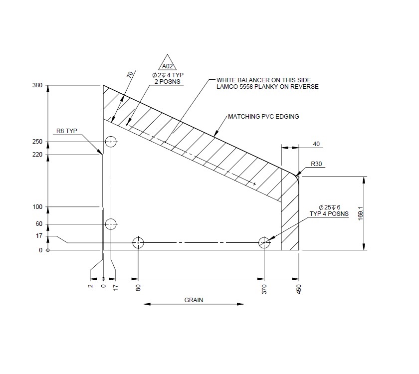 Read more about AG1 Porto Bedroom O/S Cupboard Worktop (Rev A02) product image