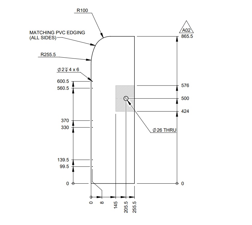 Read more about AG1 Faro Bedroom Cupboard Upper Door (Rev A02) product image