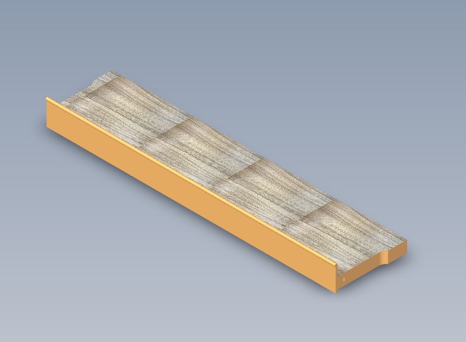 AG2 EVORA BEDROOM VANITY SHELF