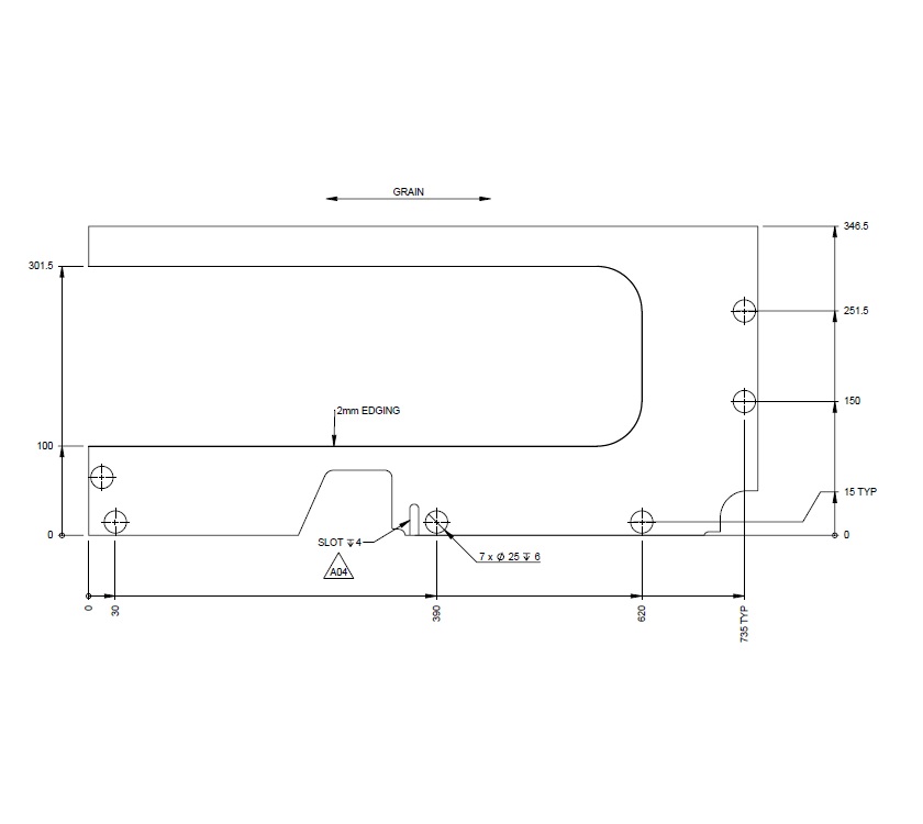 Read more about AG2 STD BEDROOM CUPBOARD OS FASCIA product image