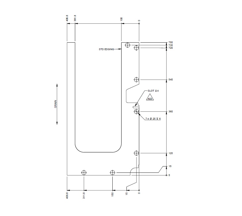 Read more about AG2 STD BEDROOM CUPBOARD NS FASCIA product image